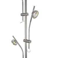 Торшер "Зигзаг" 15Вт 5хLED 4000К хром 40х40х180 см