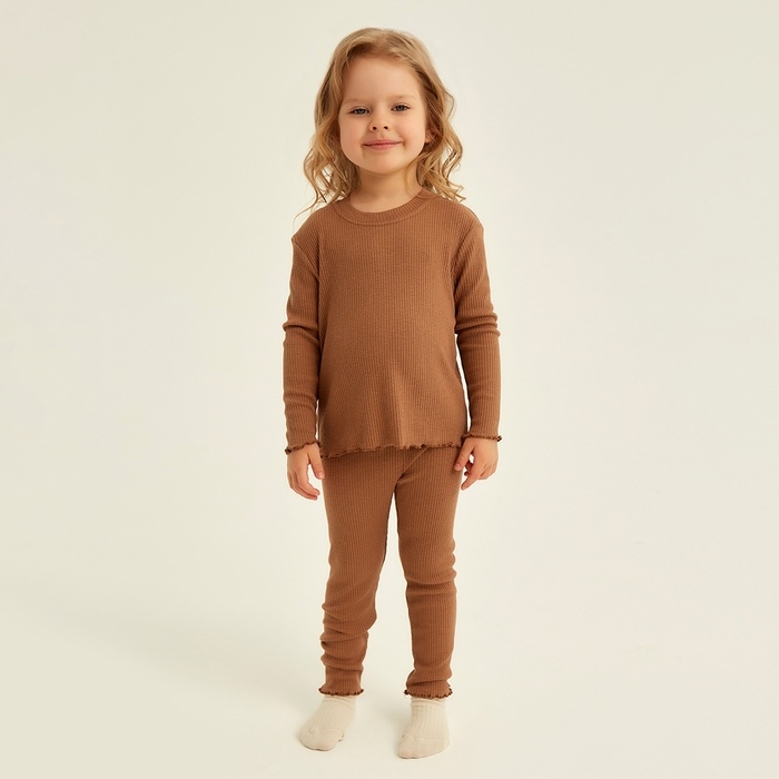 Пижама детская SL HOME р 36 (134-140), кофейный