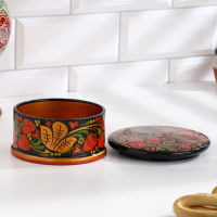 Коробка &laquo;Ягодка&raquo;, большая, 14&times;7 см, хохлома