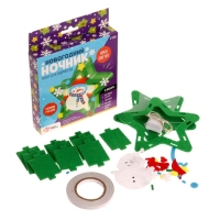 Набор для творчества «Новогодний ночник из фетра», Снеговик Набор для творчества «Новогодний ночник из фетра», Снеговик