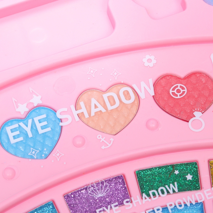 Набор косметики для девочки Набор косметики для девочки "Сверкающая мечта", столик с зеркалом