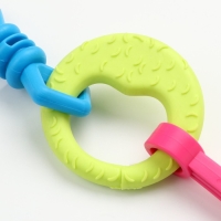 Игрушка жевательная "Всегда вместе!", TPR, 18,5 см, конфета/круг/ключ Игрушка жевательная "Всегда вместе!", TPR, 18,5 см, конфета/круг/ключ