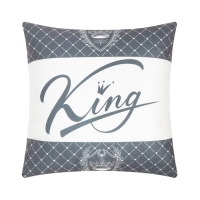 Подушка Этель "King" 40х40 см, велюр, 100% п/э Подушка Этель "King" 40х40 см, велюр, 100% п/э