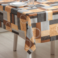 Клеёнка на стол на нетканой основе Доляна &laquo;Милт&raquo;, ширина 140 см, рулон 20 м, цвет коричневый