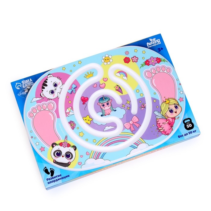 Балансборд балансир для детей с лабиринтом &laquo;Для девчонок&raquo;