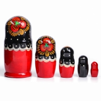 Матрёшка 5 в 1, расписная, большая, МИКС Матрёшка 5 в 1, расписная, большая, МИКС