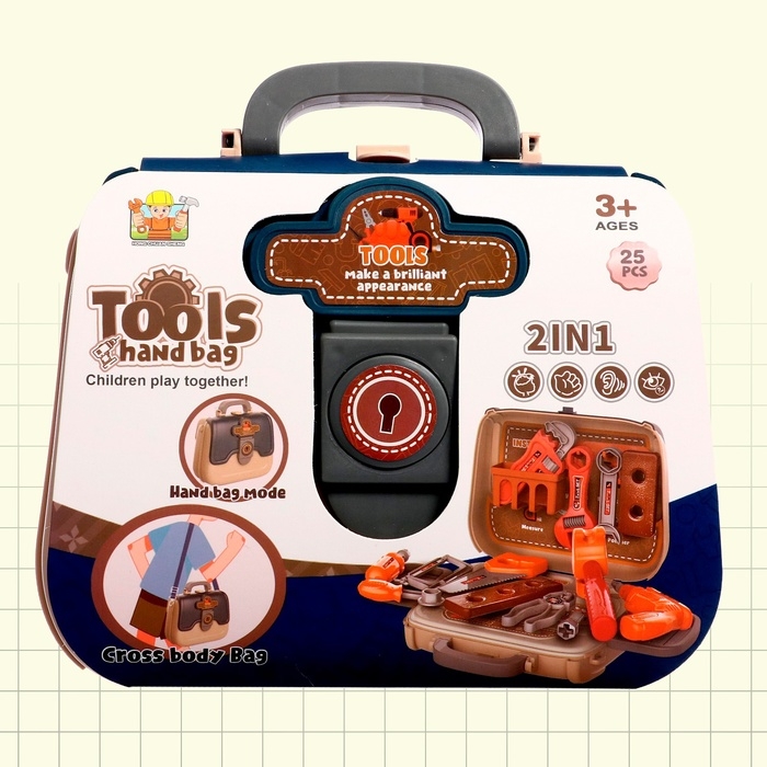 Игровой модуль в чемодане &laquo;Мастерская&raquo;, 25 предметов