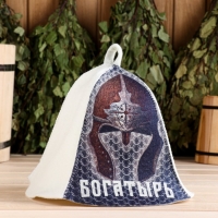 Шапка для бани "Богатырь" Шапка для бани "Богатырь"