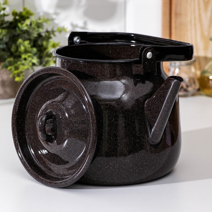 Чайник, 3,5 л, без деколи, индукция, цвет коричневый Чайник, 3,5 л, без деколи, индукция, цвет коричневый