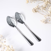 Ложки с гравировкой, набор 2 шт  &laquo;Бабушке и дедушке&raquo;, 15,5 х 25,5 см.