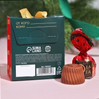 Подарочные конфеты &laquo;С новым годом!&raquo;, с кусочками клубники, 30 г