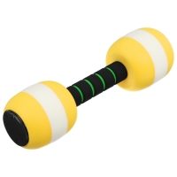 Гантель для аквааэробики, 26х8х8 см, цвет жёлтый Гантель для аквааэробики, 26х8х8 см, цвет жёлтый