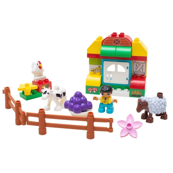 Конструктор «Деревенский дворик и его обитатели», 29 деталей Конструктор «Деревенский дворик и его обитатели», 29 деталей