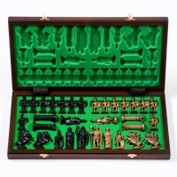 Шахматы польские деревянные Madon "Спартанские", 49 х 49 см, король h-10 см, утяжелённые Шахматы польские деревянные Madon "Спартанские", 49 х 49 см, король h-10 см, утяжелённые