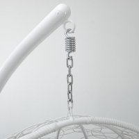 Подвесное кресло КОКОН &laquo;Капля&raquo; зелёная подушка, стойка