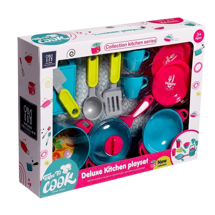 Набор посудки &laquo;Яркий ужин&raquo;, 12 предметов