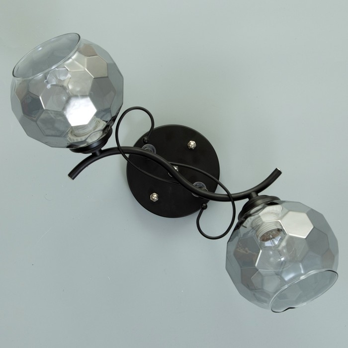 Люстра Люстра "Саманта" 2хЕ27 40Вт черный 33х33х26 см BayerLux