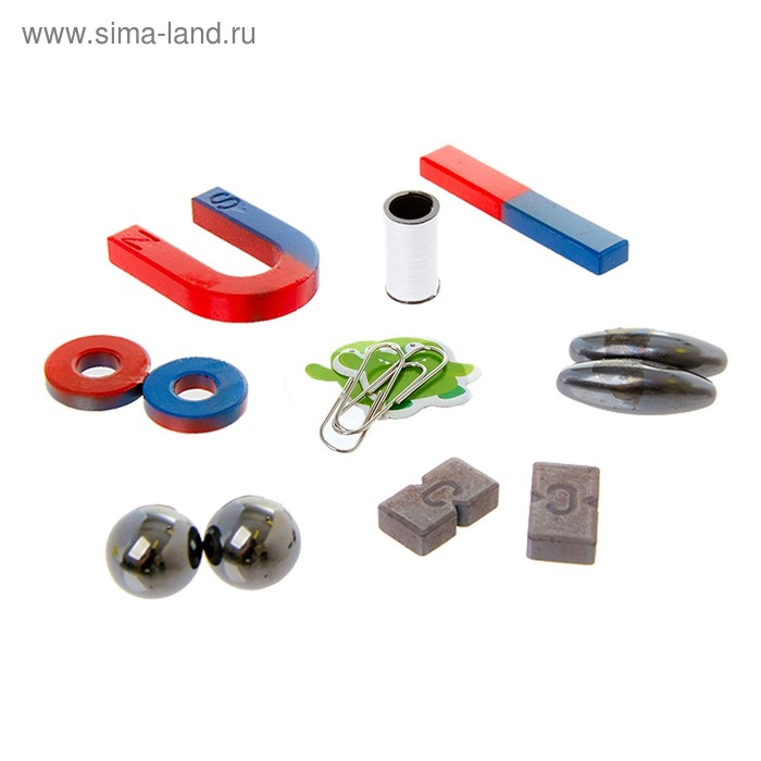 Набор для опытов &laquo;Опыты с магнитами, 8 опытов&raquo;, в пакете