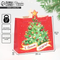 Пакет подарочный новогодний «Ёлочка», 25 х 26 х 10 см, Новый год Пакет подарочный новогодний «Ёлочка», 25 х 26 х 10 см, Новый год