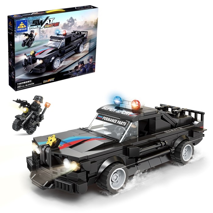 Конструктор &laquo;Спецназ. Машина&raquo;, инерционный, 402 детали