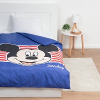 Пододеяльник детский «Микки Маус», 143х215 см, 100 % хлопок, поплин Пододеяльник детский «Микки Маус», 143х215 см, 100 % хлопок, поплин