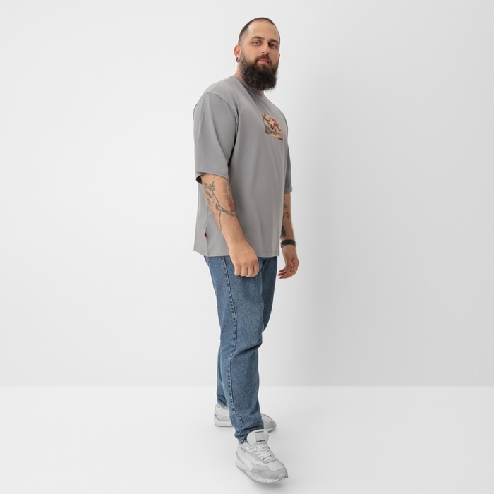 Футболка мужская MIST Angels, серый, р. 46