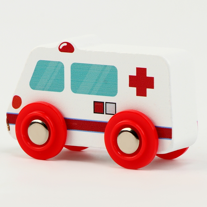 Детская «Скорая помощь» совместима с набором Ж/Д «Транспорт» 7 × 3 × 4,5 см Детская «Скорая помощь» совместима с набором Ж/Д «Транспорт» 7 × 3 × 4,5 см
