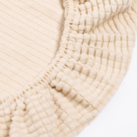 Чехол на стул Комфорт трикотаж жаккард, цвет кремовый, 100% полиэстер Чехол на стул Комфорт трикотаж жаккард, цвет кремовый, 100% полиэстер