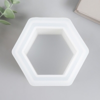 Молд силикон "Подсвечник шестигранник" 10,4х9х8,6 см Молд силикон "Подсвечник шестигранник" 10,4х9х8,6 см