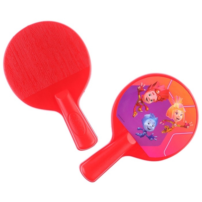 Набор игровой, ракетки 8&times;12 см и два мячика, Фиксики