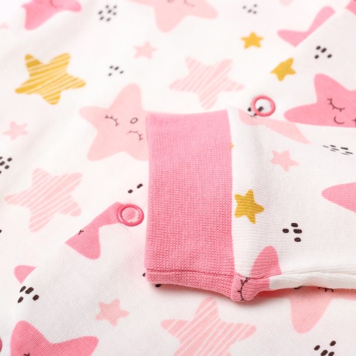 Комбинезон детский, цвет белый/звездочки, рост 80