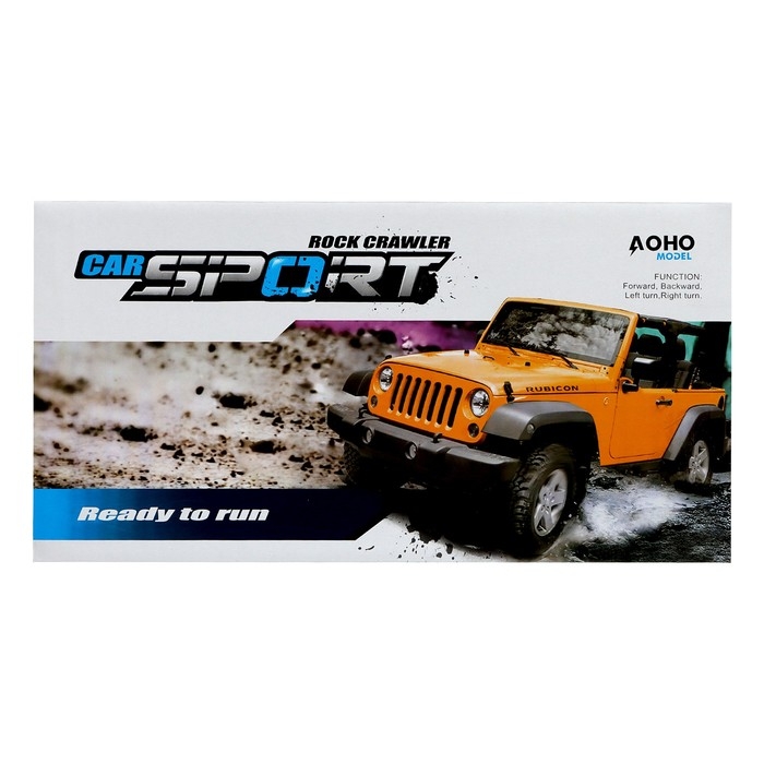 Джип радиоуправляемый &laquo;Вездеход&raquo;, работает от батареек, цвет черно-синий