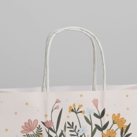 Пакет подарочный, упаковка, &laquo;Счастье&raquo;, 22 х 22 х 11 см