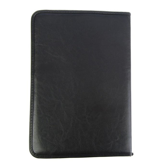 Пaпка деловая, искусственная кожа, для бумаг, 360 х 260 х 30 мм, с кольцевым механизмом 4, 6Л32 Пaпка деловая, искусственная кожа, для бумаг, 360 х 260 х 30 мм, с кольцевым механизмом 4, 6Л32 "Лайт", чёрная