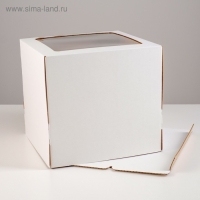 Кондитерская упаковка с окном, 25 х 25 х 24 см Кондитерская упаковка с окном, 25 х 25 х 24 см