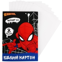 Картон белый А4 8л мел одност 200г/м&sup2; Человек Паук