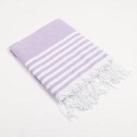 Пештемаль для пляжа, бани, сауны &laquo;Фортуна&raquo; 100х180 см, сиреневый