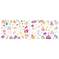 250 наклеек &laquo;Для девочек&raquo;, 8 стр.