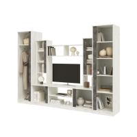 Гостиная Атлантида-5, 2800х510х2016, Крафт белый/Бетон темный Гостиная Атлантида-5, 2800х510х2016, Крафт белый/Бетон темный