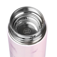 Термос, серия: Basic, "Цветочки", 450 мл, сохраняет тепло до 12 ч