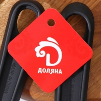 Набор кухонных принадлежностей Доляна &laquo;Точки&raquo;, 5 предметов, цвет чёрный