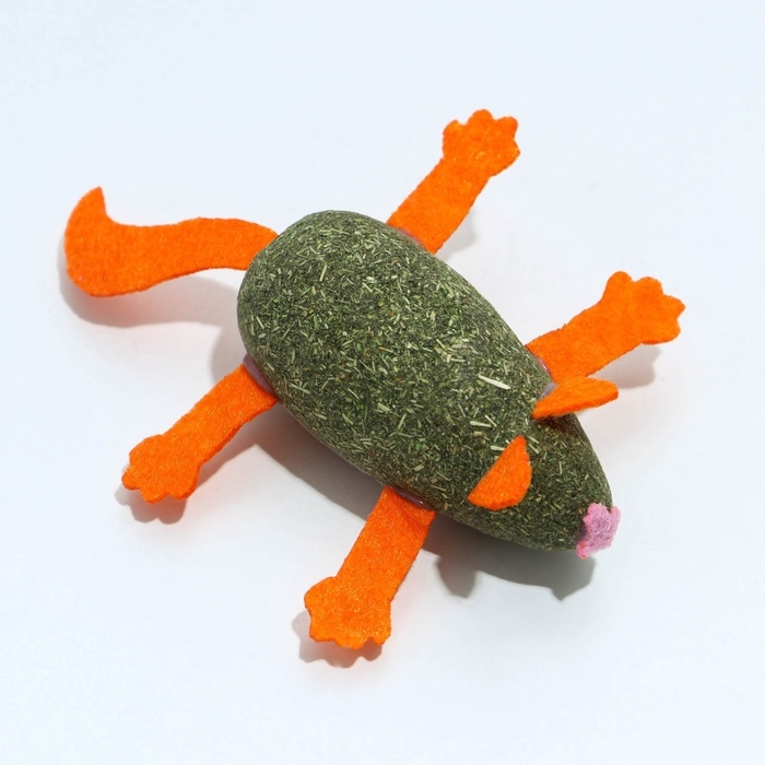 Игрушка для кошек &laquo;Кот&raquo; из кошачьей мяты, 8 х 2.5 см