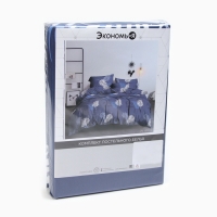 Постельное бельё Экономь и Я дуэт "Воздушность" 143*215см-2шт,215*220см,50*70см-2шт, полисатин,80г/м&sup2;