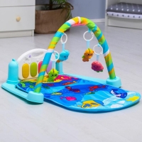 Коврик развивающий с дугой «Морские истории», пианино, зеркало, р-р 73х45х0,5 см. Коврик развивающий с дугой «Морские истории», пианино, зеркало, р-р 73х45х0,5 см.