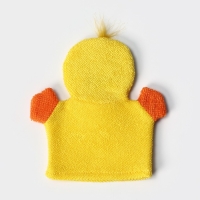 Мочалка - варежка детская для купания Доляна «Уточка», 21 см Мочалка - варежка детская для купания Доляна «Уточка», 21 см