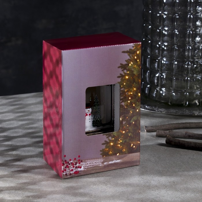 Светодиодная фигура «Фонарь со снеговиком» 7.6 × 13.5 × 3.2 см, пластик, блёстки, батарейки AG13х3 (в комплекте), свечение тёплое белое Светодиодная фигура «Фонарь со снеговиком» 7.6 × 13.5 × 3.2 см, пластик, блёстки, батарейки AG13х3 (в комплекте), свечение тёплое белое