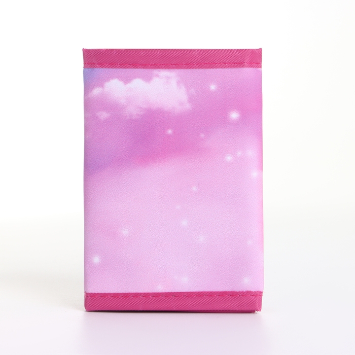 Кошелёк детский на липучке &laquo;Выбражулька&raquo;, цвет розовый