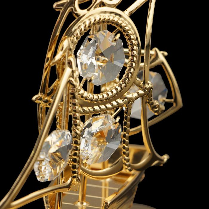 Сувенир &laquo;Корабль&raquo;,4,5&times;10&times;9 см, с кристаллами