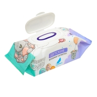 Влажные салфетки для детей "Freshland" c Д-пантенолом,120 шт