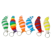 Игрушка антистресс гусеница «Чик-чирик», цвета МИКС, брелок, в шоубоксе Игрушка антистресс гусеница «Чик-чирик», цвета МИКС, брелок, в шоубоксе